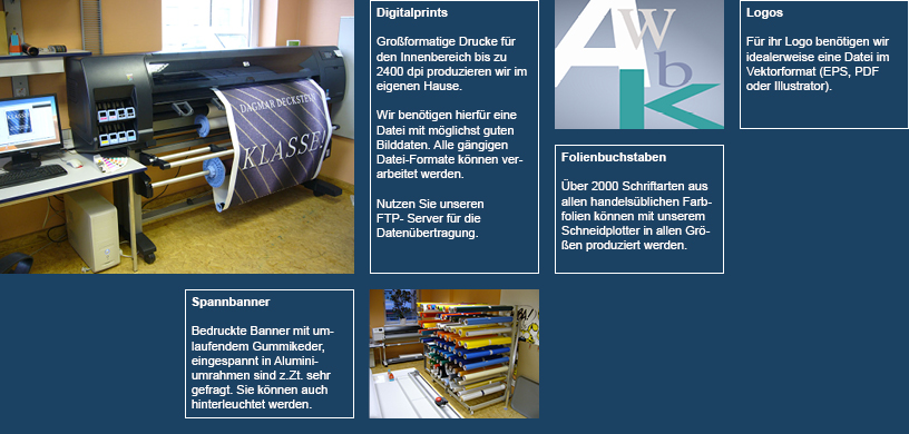 Grafik und Druck Messestand Grafik und Druck
